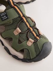 Khaki Green Standard Fit (F) Bumptoe Trekker Sandals - Image 5 of 6
