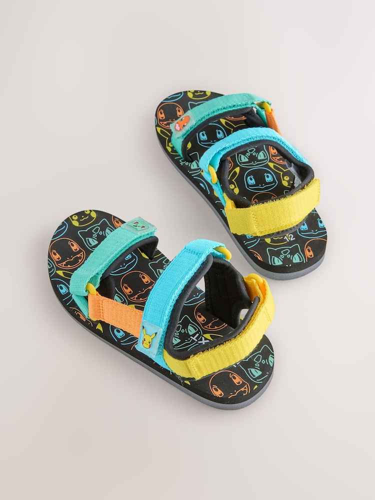 Multicolour Pokemon Trekker Sandals - Image 2 of 6