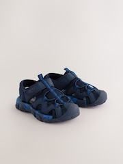 Navy Standard Fit (F) Bumptoe Trekker Sandals - Image 1 of 7