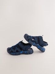 Navy Standard Fit (F) Bumptoe Trekker Sandals - Image 3 of 7