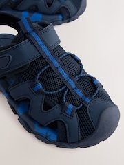 Navy Standard Fit (F) Bumptoe Trekker Sandals - Image 6 of 7