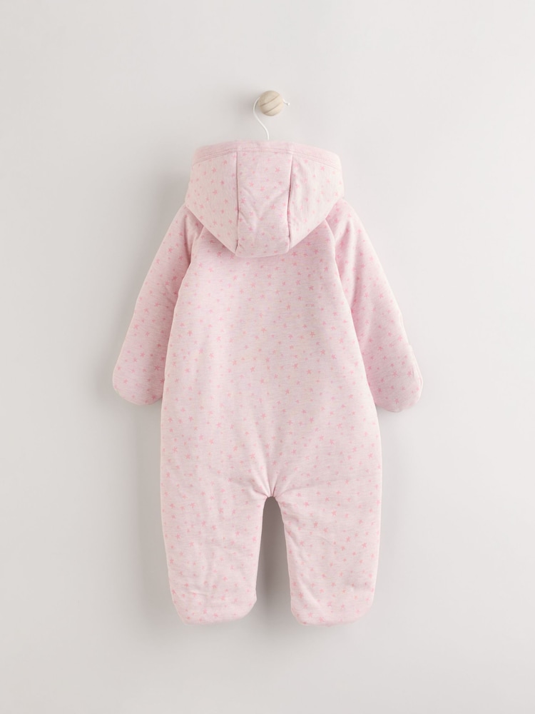 Rose - Combinaison matelassée en jersey confortable pour bébé (0-18mois) - Image 6 of 11