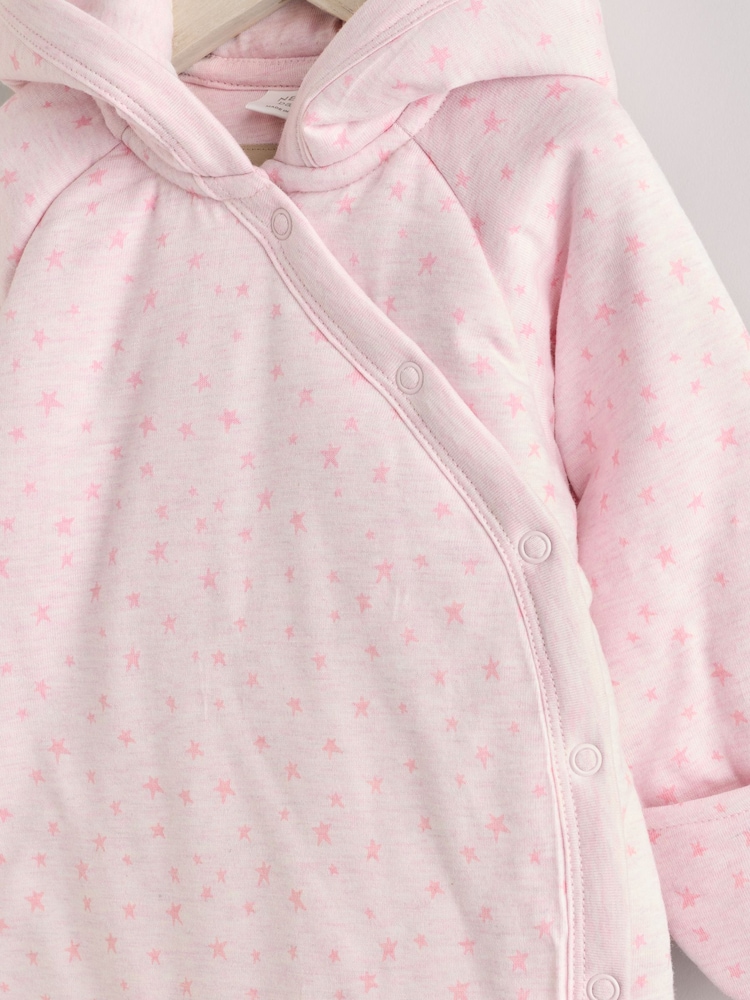 Rose - Combinaison matelassée en jersey confortable pour bébé (0-18mois) - Image 7 of 11