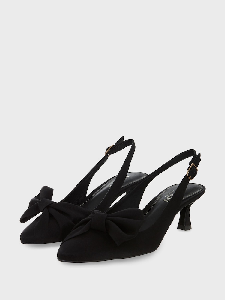 Hobbs Black Francis Slingback Sandals - Image 2 of 4