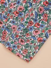 Joules Girls' Gracie Blue Floral Printed Jersey Dress - Image 6 of 6