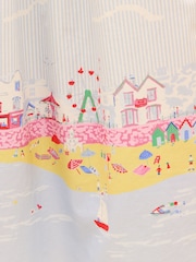 Joules Pretty As A Picture Blue Woven Bow Tie Dress - Image 4 of 5