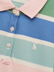 Joules Orla Multi Short Sleeve Polo Shirt Dress - Image 3 of 5