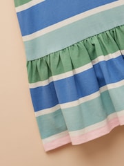 Joules Orla Multi Short Sleeve Polo Shirt Dress - Image 4 of 5