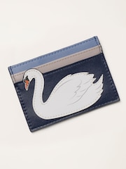 FatFace Navy Swan Applique Card Holder - Image 1 of 3