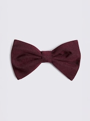Rojo - MOSS Bottinelli Silk Grosgrain Bow Tie - Imagen 1 de 2