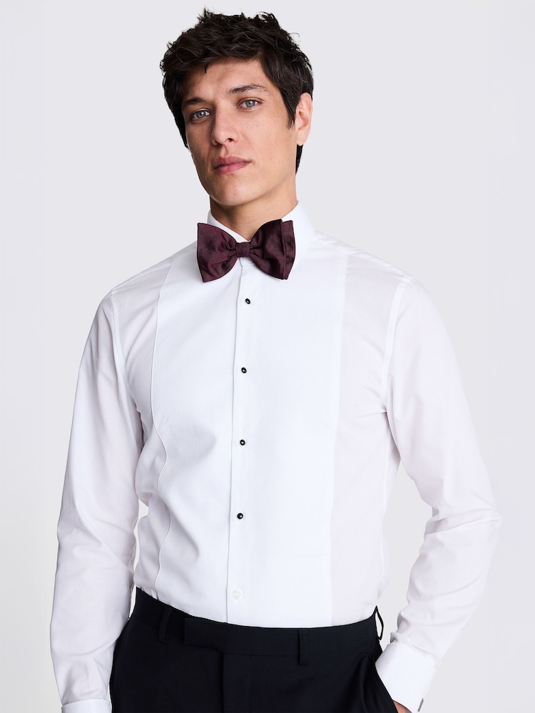 Rojo - MOSS Bottinelli Silk Grosgrain Bow Tie - Imagen 2 de 2