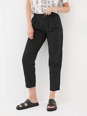 FatFace Black Twill Chino Trouser - Image 1 of 5