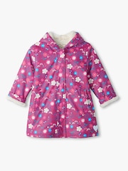 Chaqueta con forro sherpa con flores pequeñas de Hatley - Imagen 2 de 3