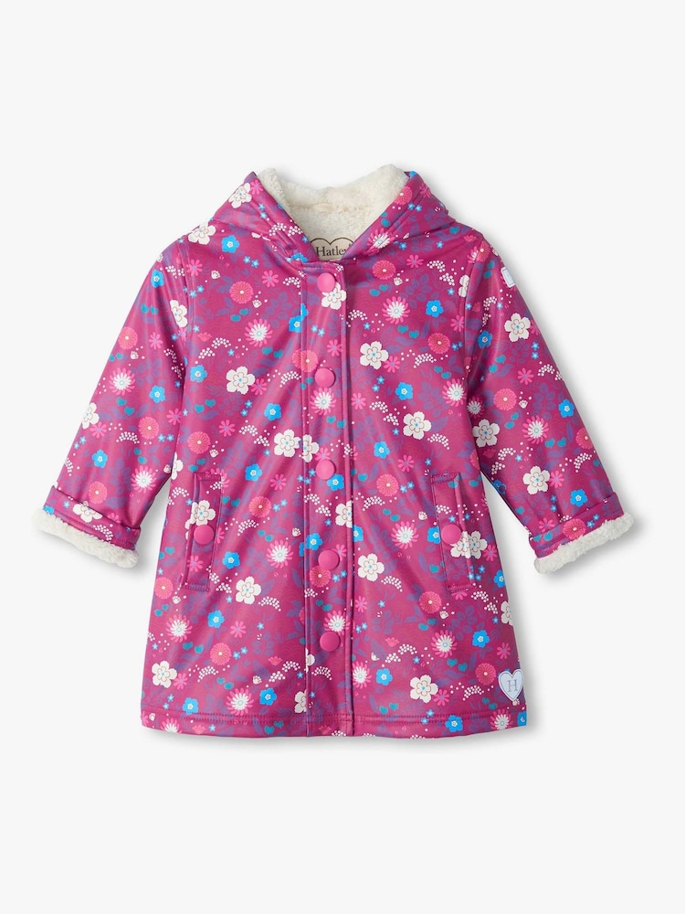 Chaqueta con forro sherpa con flores pequeñas de Hatley - Imagen 2 de 3 Chaqueta con forro sherpa con flores pequeñas de Hatley - Imagen 2 de 3