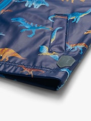 Hatley Blue Colourful Dinos Raincoat - Image 5 of 6