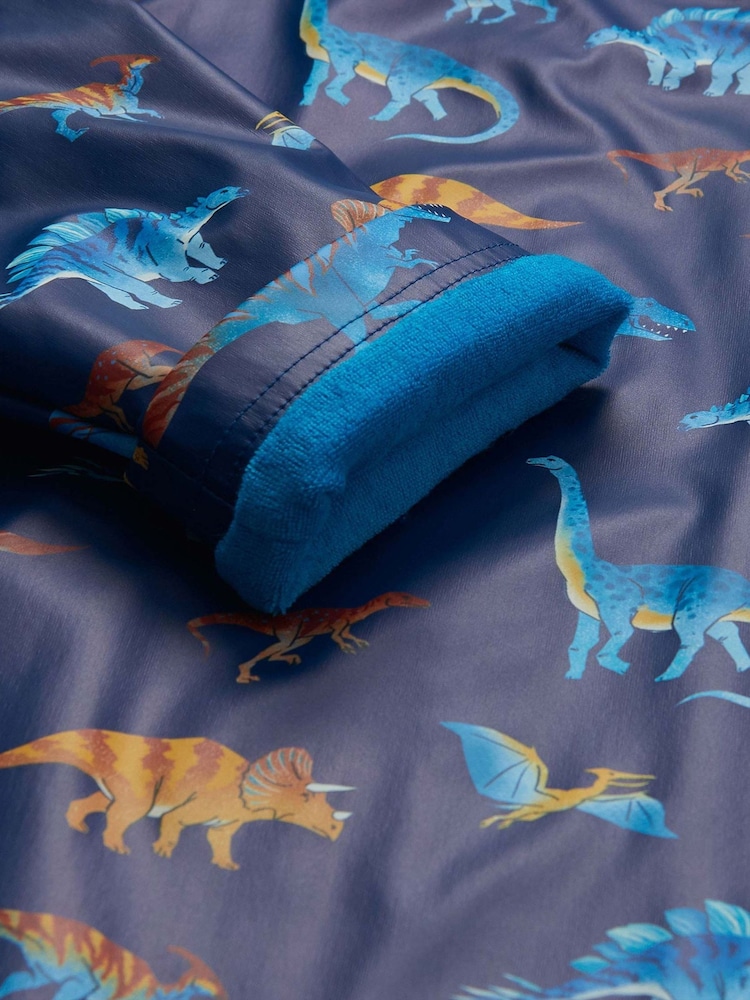 Hatley Blue Colourful Dinos Raincoat - Image 6 of 6