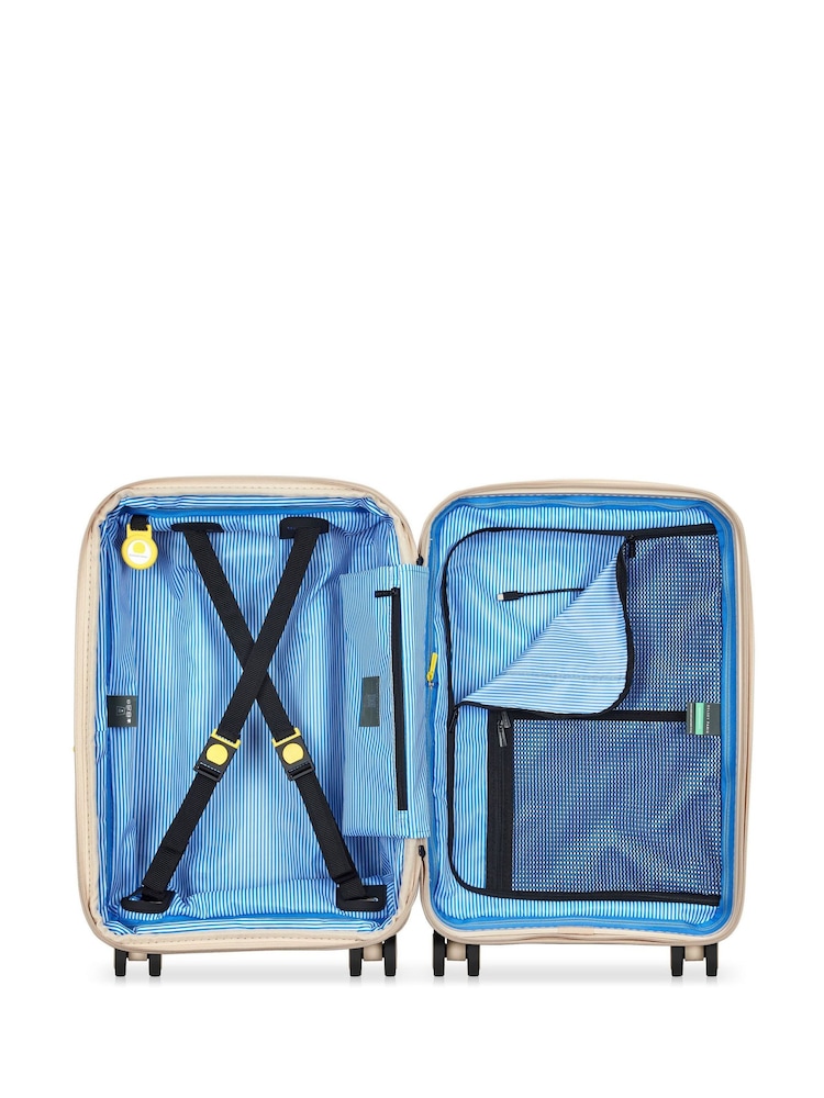 Delsey Paris Cream Lutece 55 Cm 4 Double Wheels Expandable Cabin Trolley Case - Image 5 of 5 Delsey Paris Cream Lutece 55 Cm 4 Double Wheels Expandable Cabin Trolley Case - Image 5 of 5