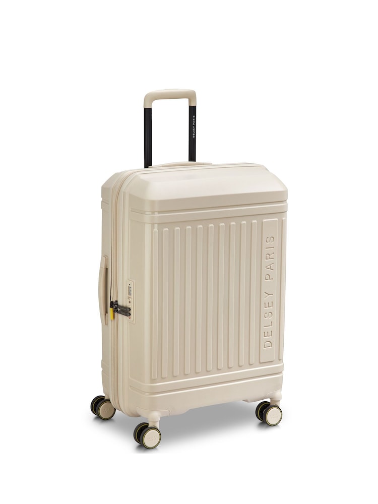 Delsey Paris Cream Lutece 69 Cm 4 Double Wheels Expandable Trolley Case - Image 2 of 5 Delsey Paris Cream Lutece 69 Cm 4 Double Wheels Expandable Trolley Case - Image 2 of 5