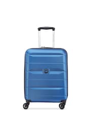 Delsey Paris Blue Comete 4 55 Cm Slim 4 Double Wheels Expandable Cabin Trolley - Image 1 of 5