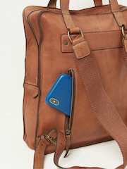 FatFace Windsor Brown Leather Rucksack - Image 2 of 3