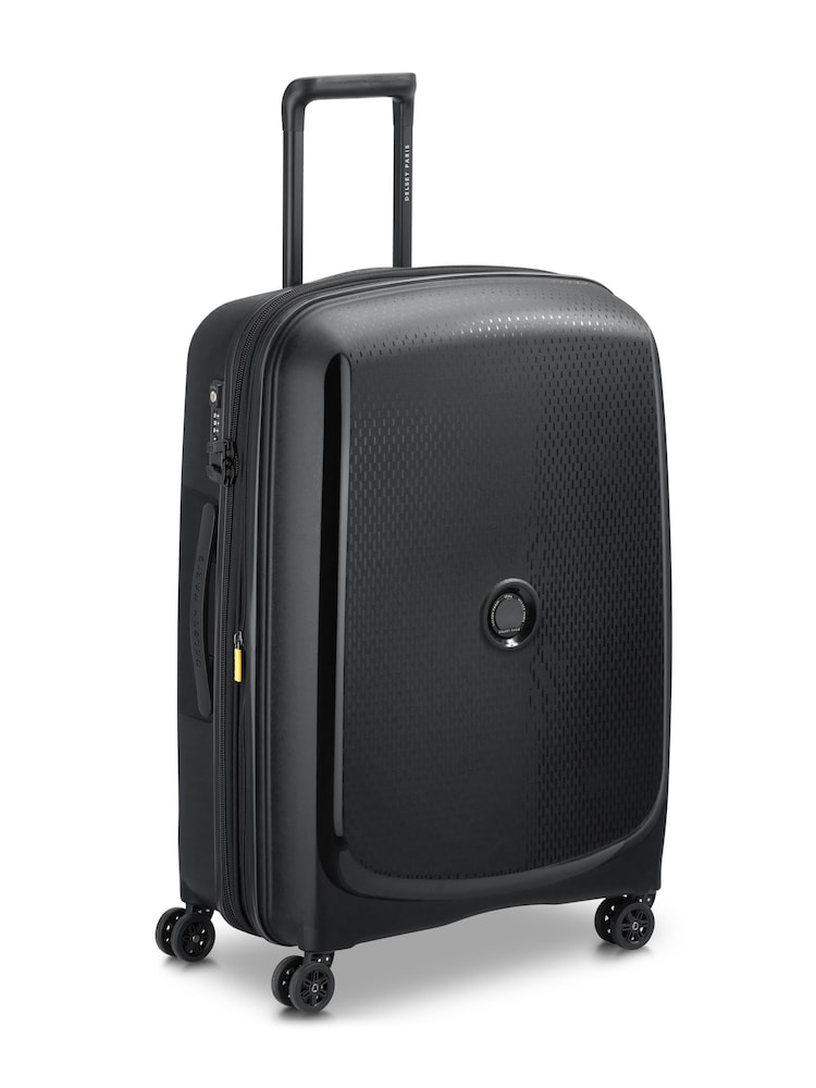 Delsey Paris Black Belmont Plus 71 Cm 4 Double Wheels Expandable Trolley Case - Image 2 of 6 Delsey Paris Black Belmont Plus 71 Cm 4 Double Wheels Expandable Trolley Case - Image 2 of 6