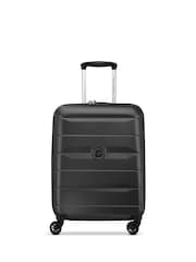 Delsey Paris Black Comete 4 55 Cm Slim 4 Double Wheels Expandable Cabin Trolley - Image 1 of 5