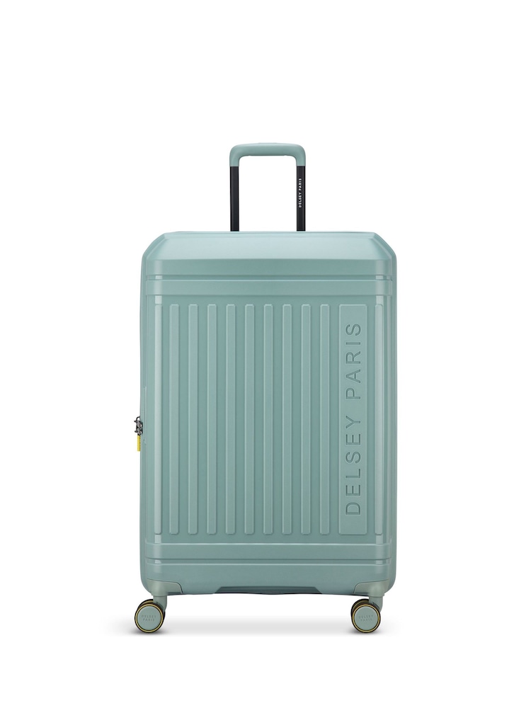 Delsey Paris Green Lutece 76 Cm 4 Double Wheels Expandable Trolley Case - Image 1 of 5 Delsey Paris Green Lutece 76 Cm 4 Double Wheels Expandable Trolley Case - Image 1 of 5