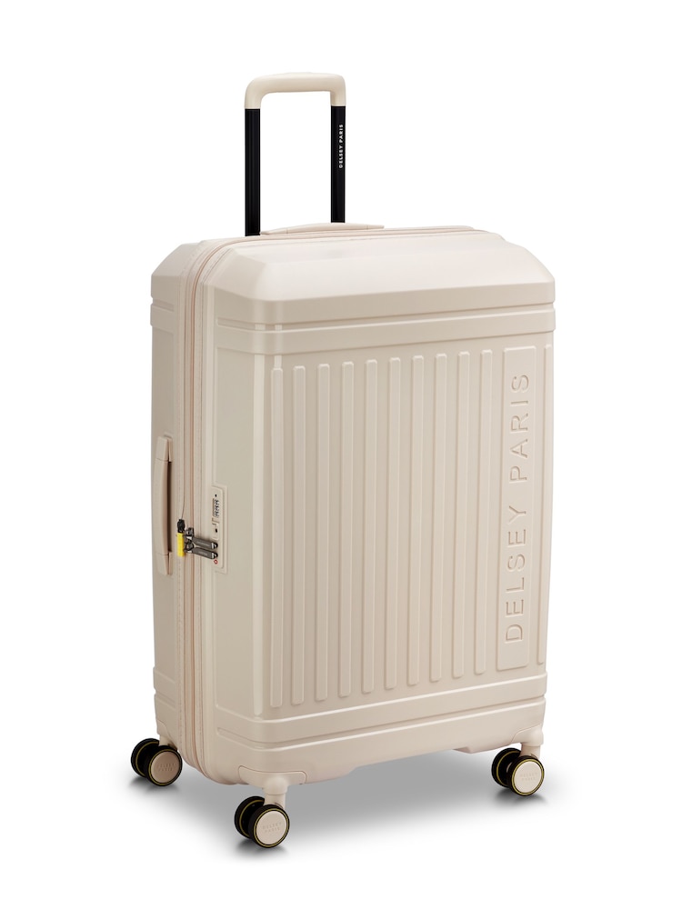 Delsey Paris Cream Lutece 76 Cm 4 Double Wheels Expandable Trolley Case - Image 2 of 6 Delsey Paris Cream Lutece 76 Cm 4 Double Wheels Expandable Trolley Case - Image 2 of 6