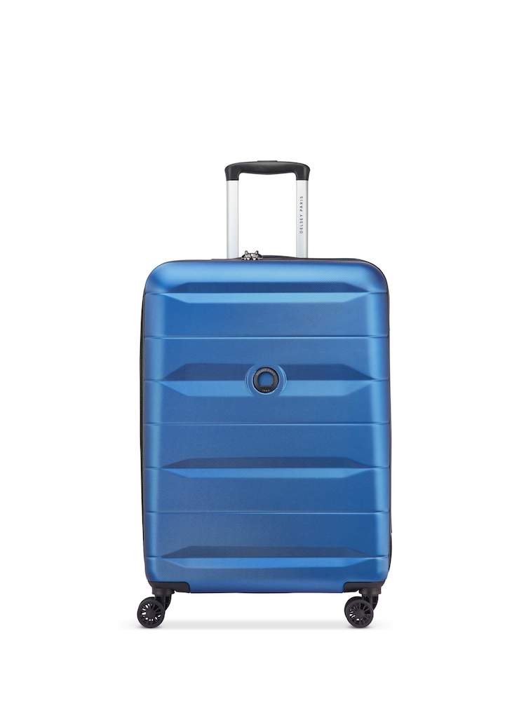 Delsey Paris Blue Comete 4 67 Cm 4 Double Wheels Expandable Trolley Case - Image 1 of 5 Delsey Paris Blue Comete 4 67 Cm 4 Double Wheels Expandable Trolley Case - Image 1 of 5