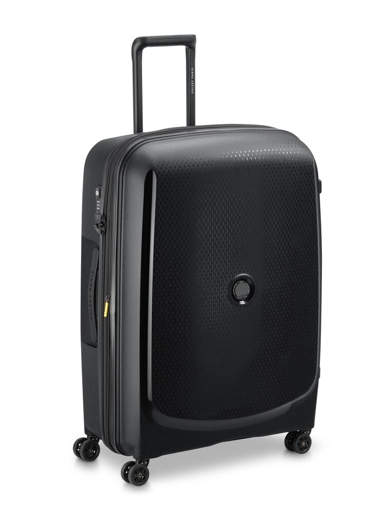 Delsey Paris Black Belmont Plus 76 Cm 4 Double Wheels Expandable Trolley Case - Image 2 of 6 Delsey Paris Black Belmont Plus 76 Cm 4 Double Wheels Expandable Trolley Case - Image 2 of 6