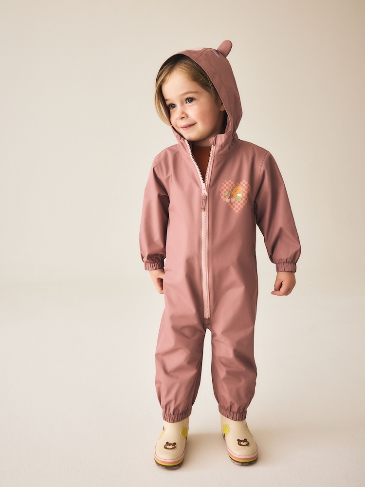 Capybara Character - Combinaison imperméable imprimée (3 mois-7 ans) - Image 1 de 6