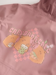 Capybara Character Waterproof Fleece Lined Puddlesuit (3mths-7yrs) - Image 10 of 11
