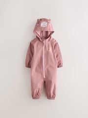 Capybara Character Waterproof Fleece Lined Puddlesuit (3mths-7yrs) - Image 7 of 11