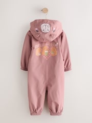 Capybara Character Waterproof Fleece Lined Puddlesuit (3mths-7yrs) - Image 8 of 11