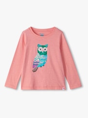 Hatley Majestic Owl Long Sleeve Graphic T-Shirt - תמונה 1 מתוך 3