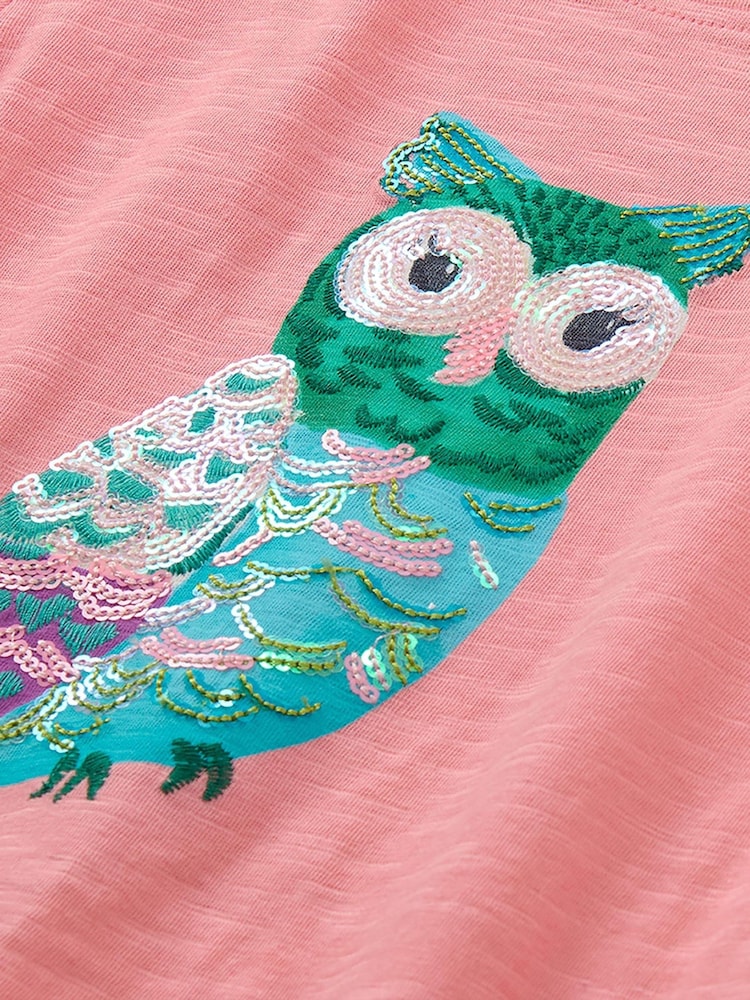 Hatley Majestic Owl Long Sleeve Graphic T-Shirt - תמונה 3 מתוך 3