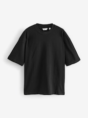 Blanc/noir/bleu marine - Oversize - Lot de 3 t-shirts épais - Image 10 de 12