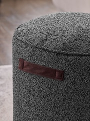 Dark Grey Pouffe With Handles - Image 2 of 4