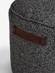 Dark Grey Pouffe With Handles - Image 4 of 4