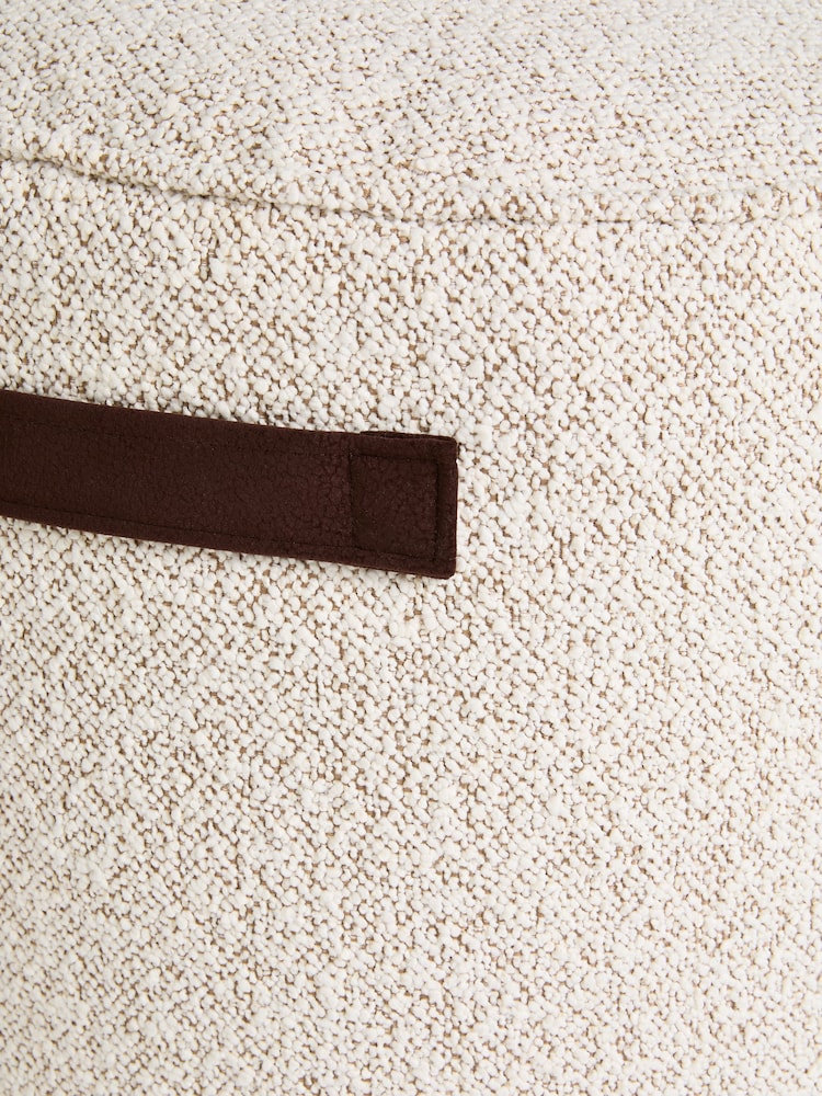 Natural Pouffe With Handles - Image 5 of 5