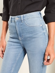 Lipsy Mid Wash Blue High Waist Straight Leg Jeans - Image 4 of 4