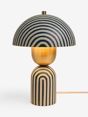 Clarke and Clarke Green Stripe Taryn Table Lamp - Image 4 of 5
