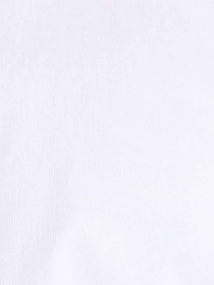 MOSS White Tailored Fit Pique 100% Cotton Shirt - Image 5 of 5
