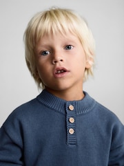 Mango Blue 100% Cotton Hossegor Sweater - Image 3 of 6