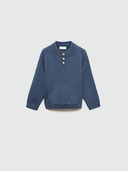 Mango Blue 100% Cotton Hossegor Sweater - Image 4 of 6