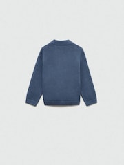 Mango Blue 100% Cotton Hossegor Sweater - Image 5 of 6