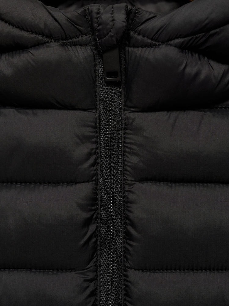 Mango Black Boys Quilted Puffer Gilet - Image 3 of 3