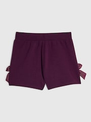 River Island Purple Premium Bow Runner Shorts - Image 2 of 4
