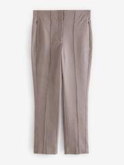 Brown Check Slim Sculpting Trousers - Image 5 of 8