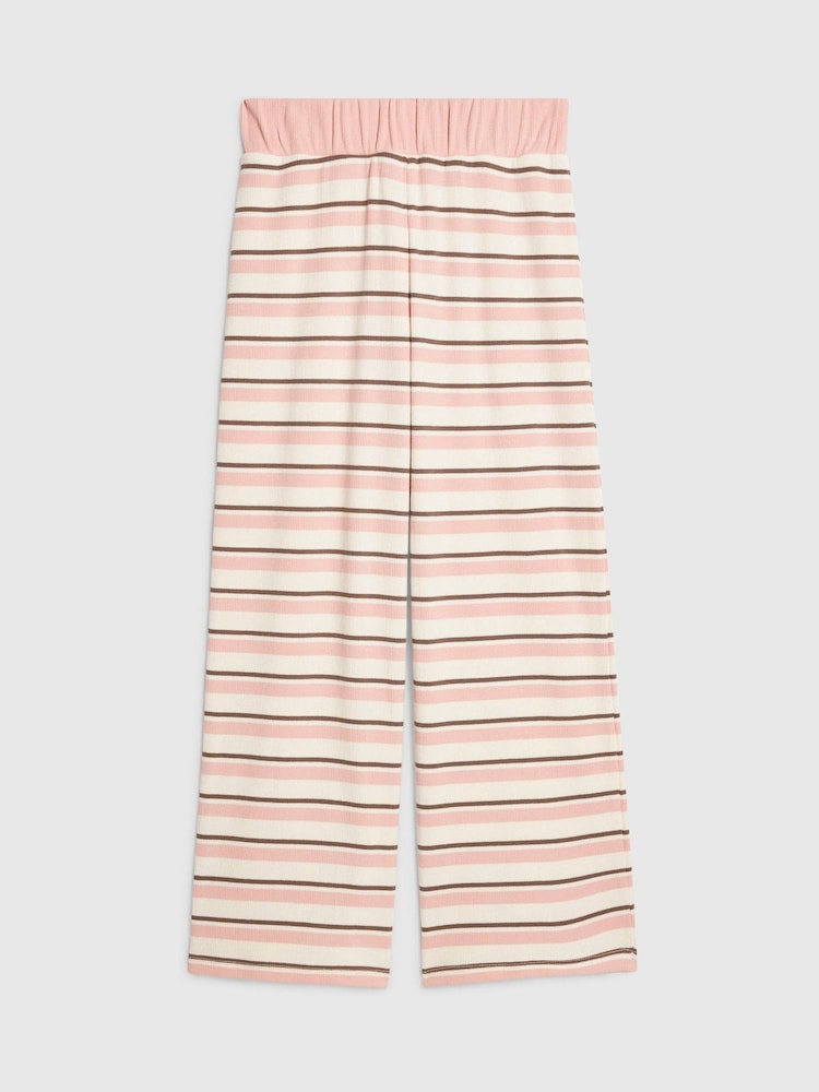 River Island Pink Stripe Kickflare Trousers - Image 1 of 4